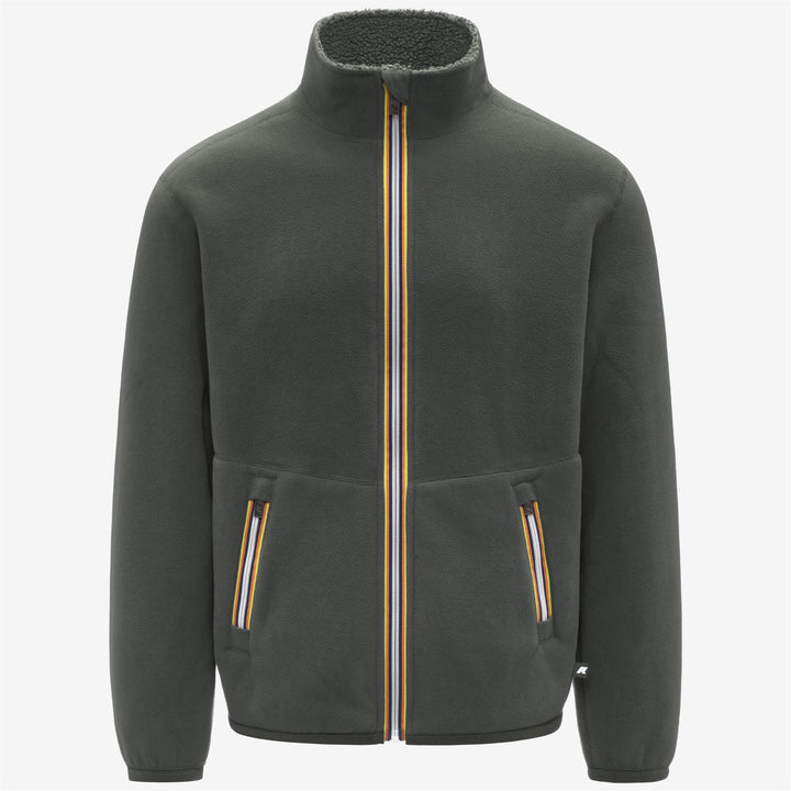 PASCAL SHERPA POLAR REVERSIBLE - Fleece - Jacket - MAN - Green Blackish Combo