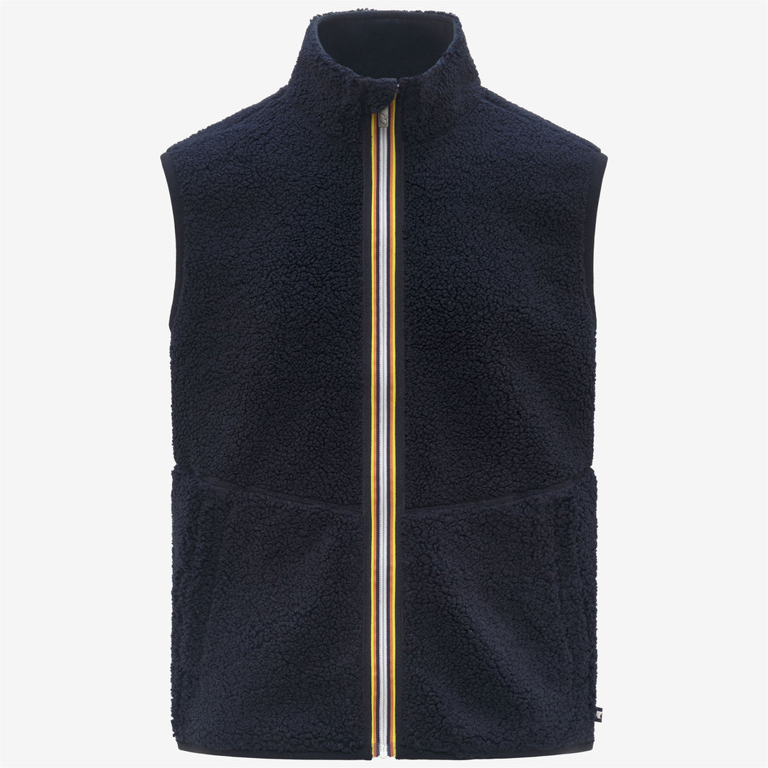Fleece_MAN_YANNICK SHERPA POLAR DOUBLE_Vest_Blue Depth-Blue Depth - Photo