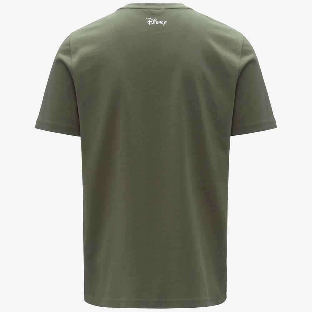 T-Shirts & Top_Man_ODOM JERSEY MICKEY AND MINNIE_T-Shirt_Green Lichen-White - Green Lichen - White - DressedFront