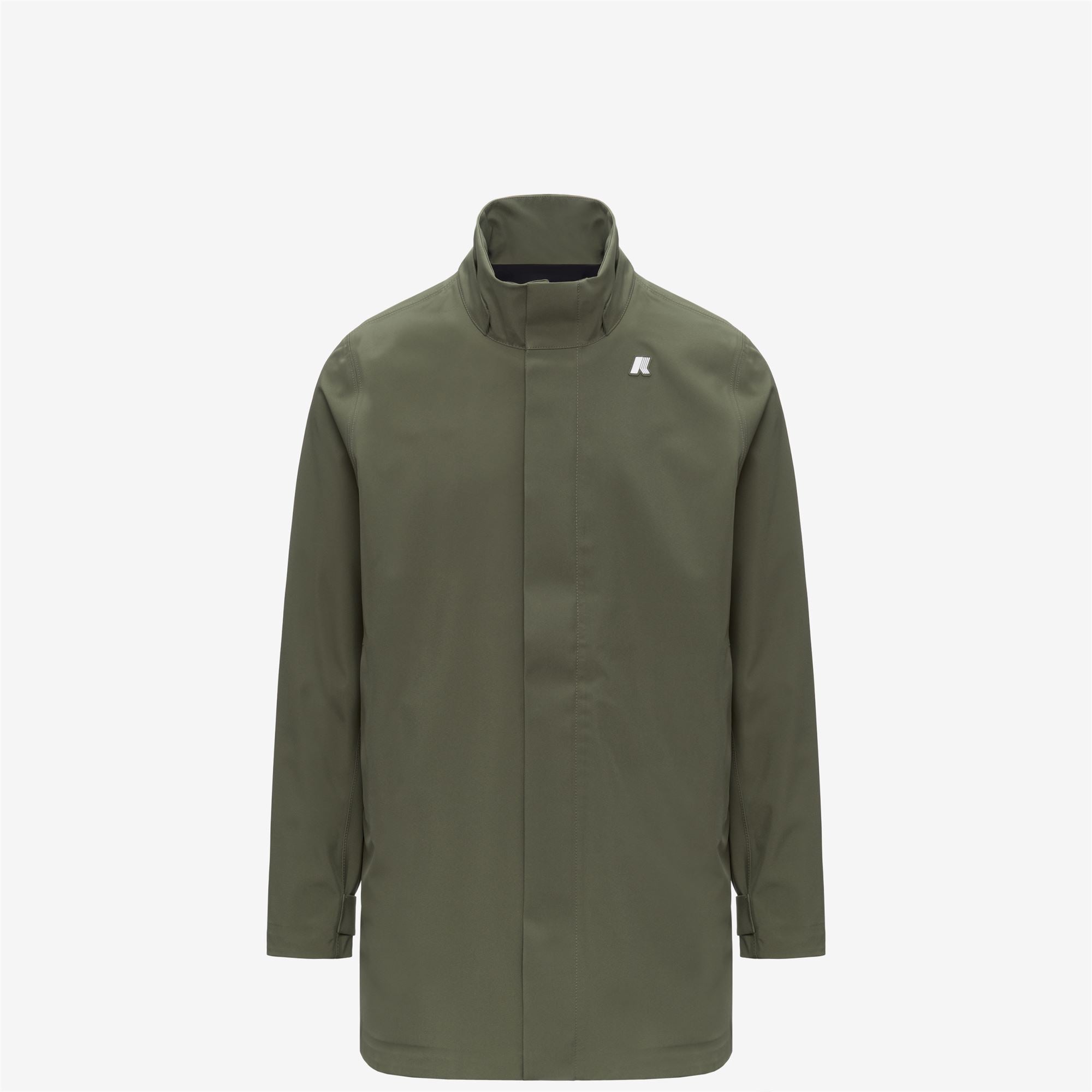 Jackets_Man_DUKE BONDED JERSEY_3/4 Length_Green Lichen - Commercial 2