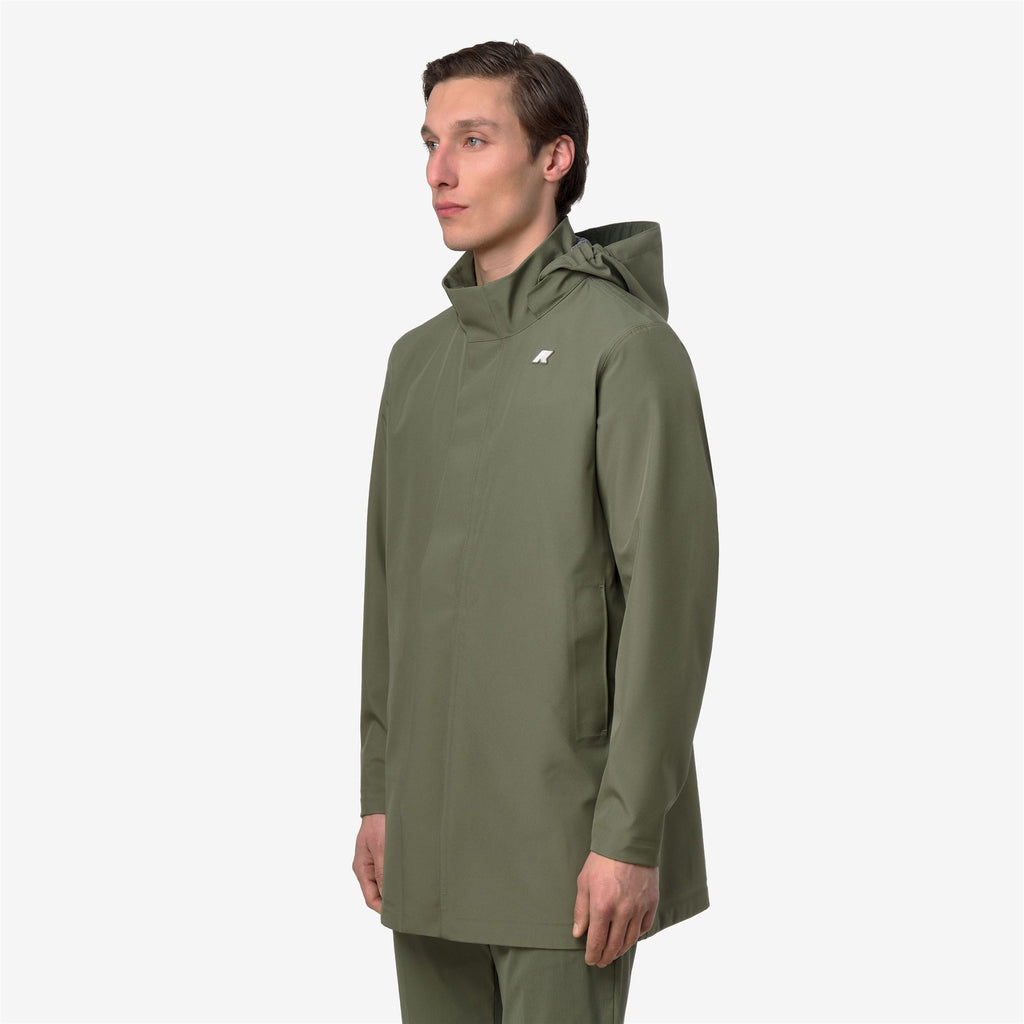 Jackets_Man_DUKE BONDED JERSEY_3/4 Length_Green Lichen - Commercial 5