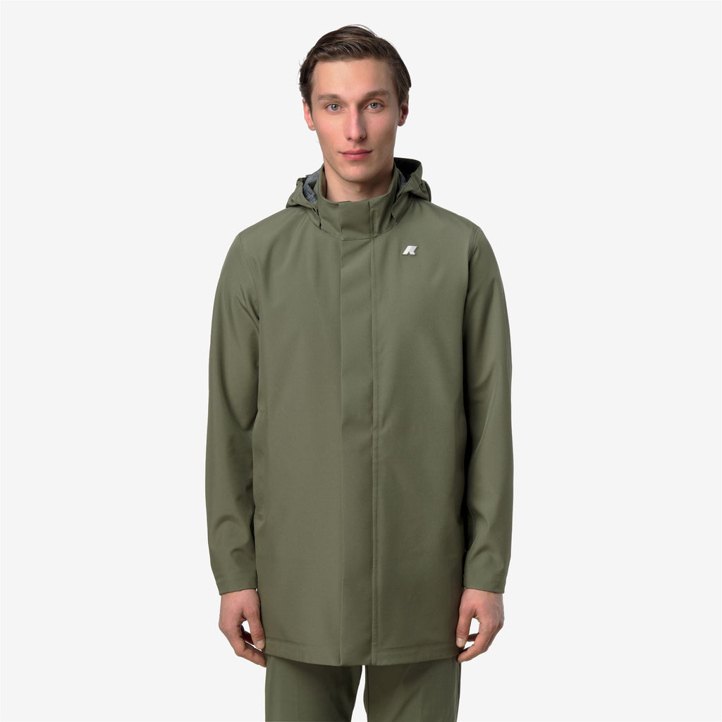 Jackets_Man_DUKE BONDED JERSEY_3/4 Length_Green Lichen - Commercial 4