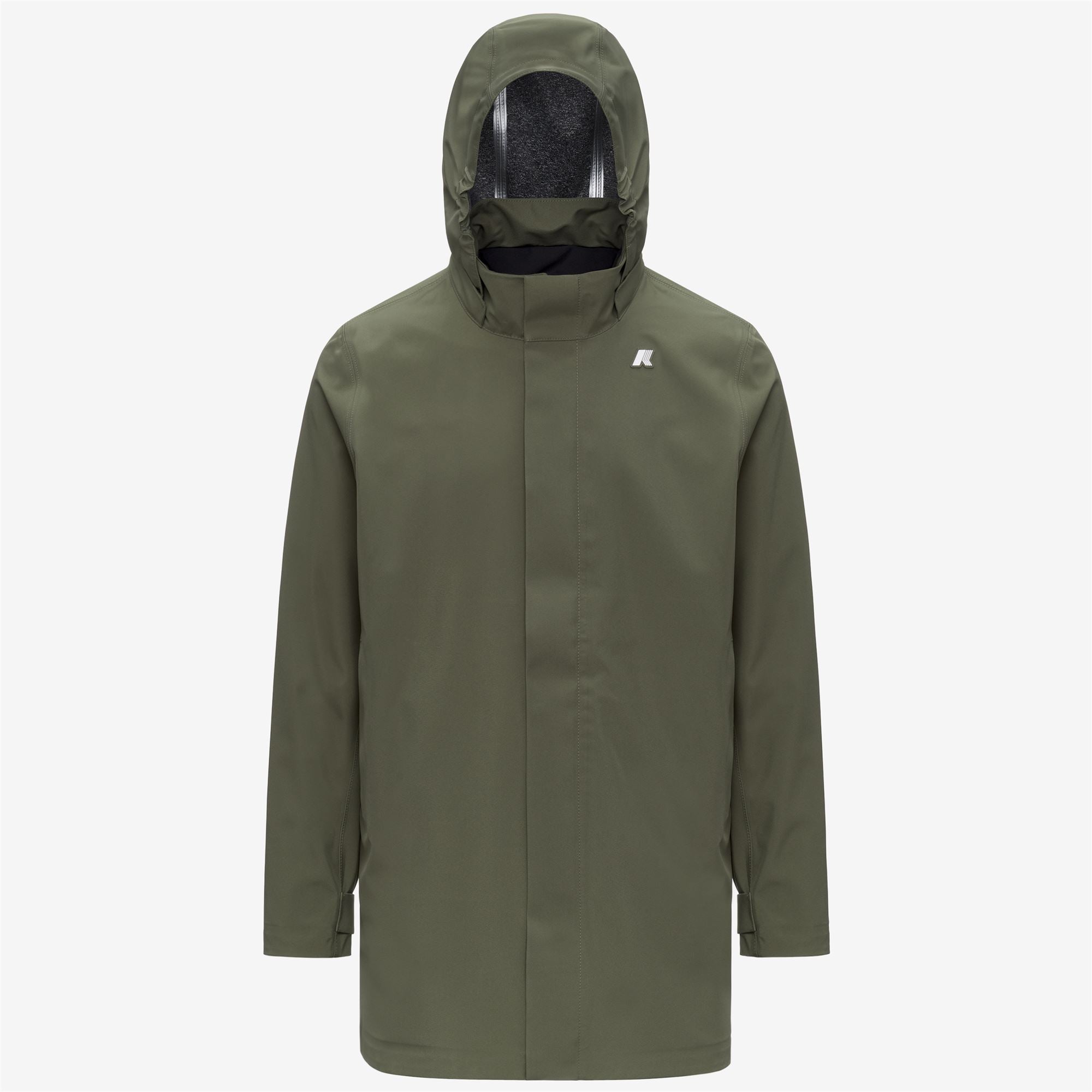 Jackets_Man_DUKE BONDED JERSEY_3/4 Length_Green Lichen - Commercial 1