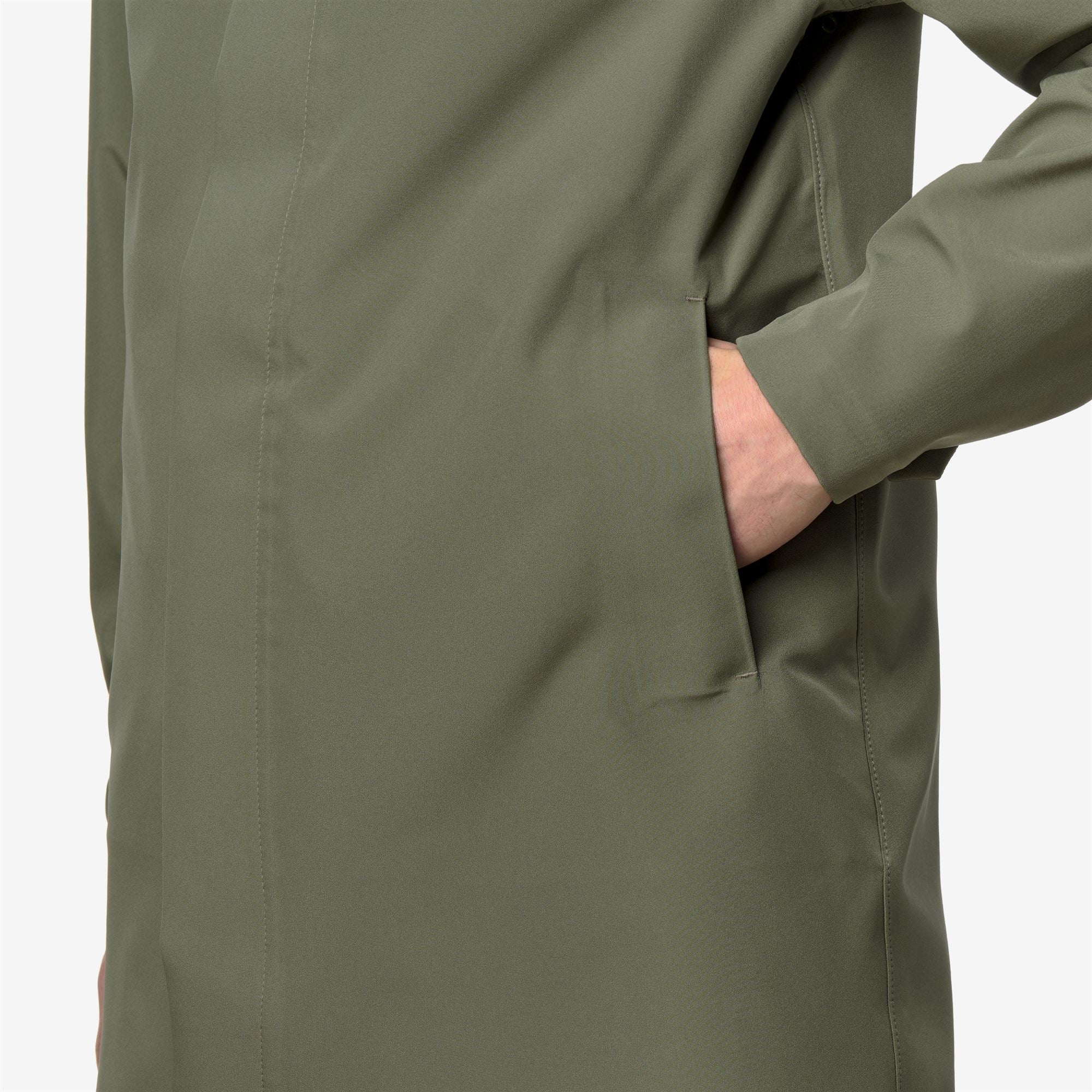 Jackets_Man_DUKE BONDED JERSEY_3/4 Length_Green Lichen - Commercial 7