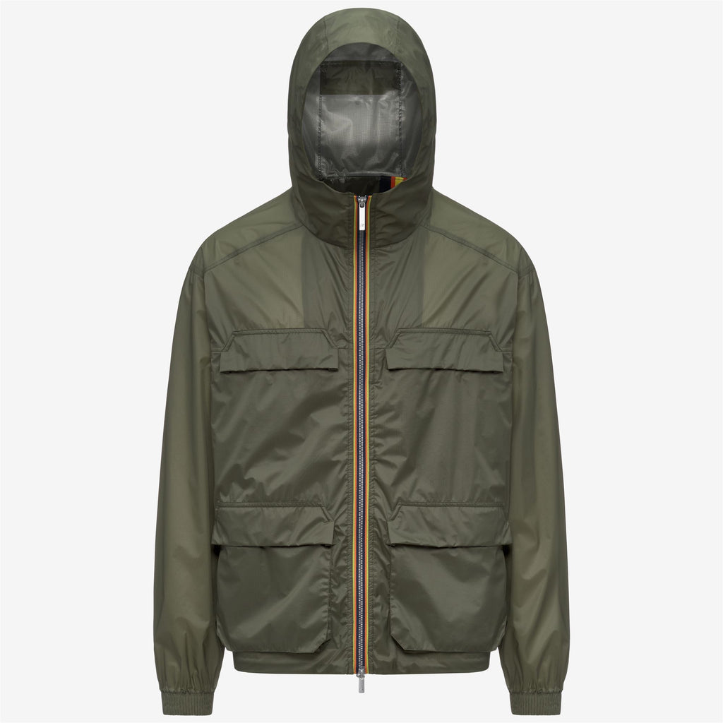 Jackets_Man_CLAD EXTRA LIGHT 3L_Short_Green Lichen - Commercial 1