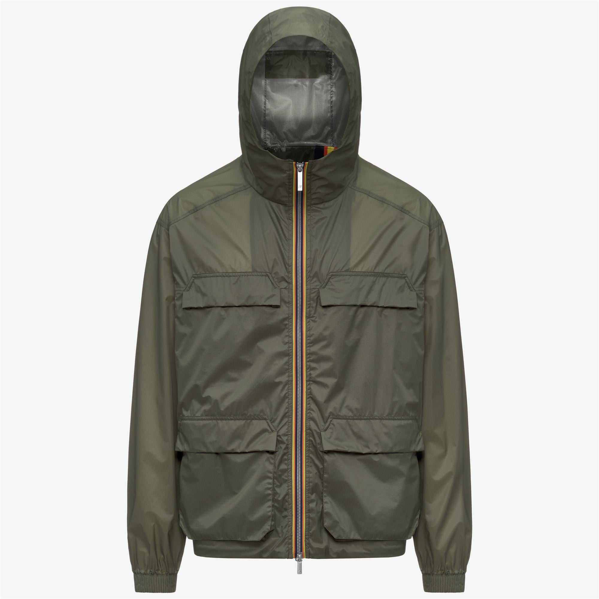 Jackets_Man_CLAD EXTRA LIGHT 3L_Short_Green Lichen - Commercial 1