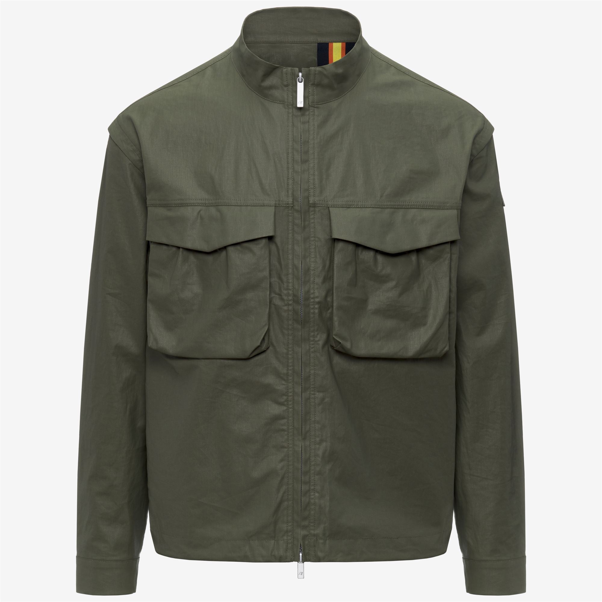 Jackets_Man_ORIAN NATURAL BLEND_Short_GREEN LICHEN COMBO - Green Lichen - Commercial 1