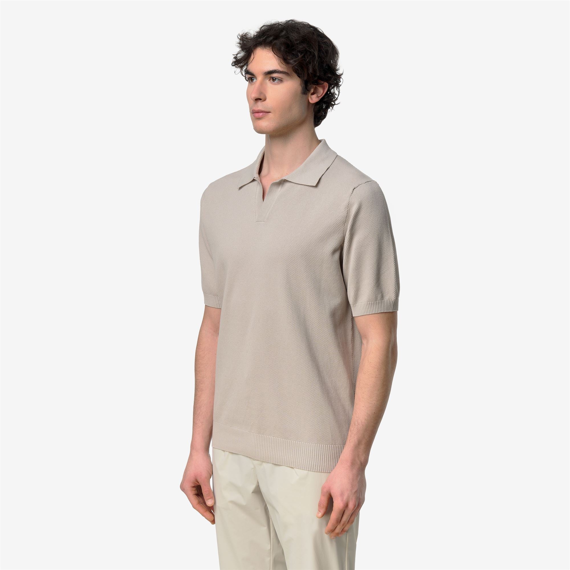 Knitwear_Man_PLEYR_Polo_BEIGE LT - Commercial 5