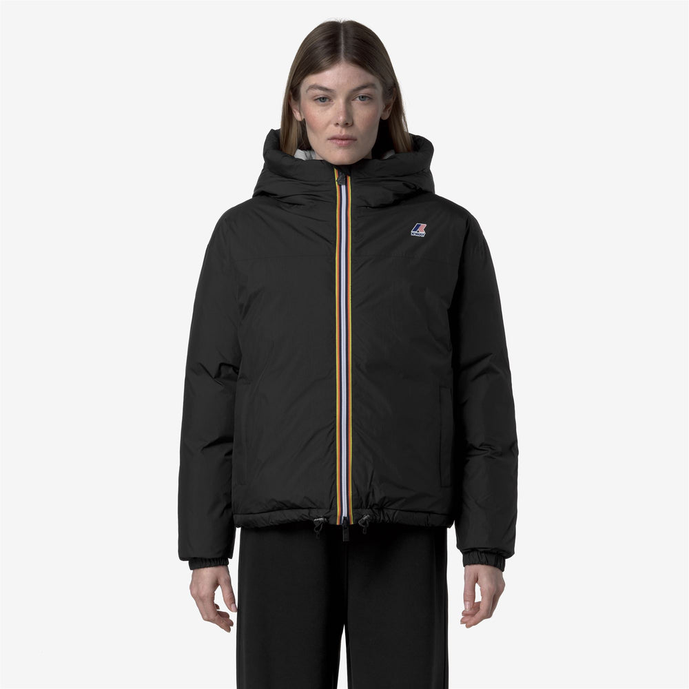 Jackets_WOMAN_LE VRAI 4.0 ALBINE HEAVY WARM_Short_Black Pure - DressedBack
