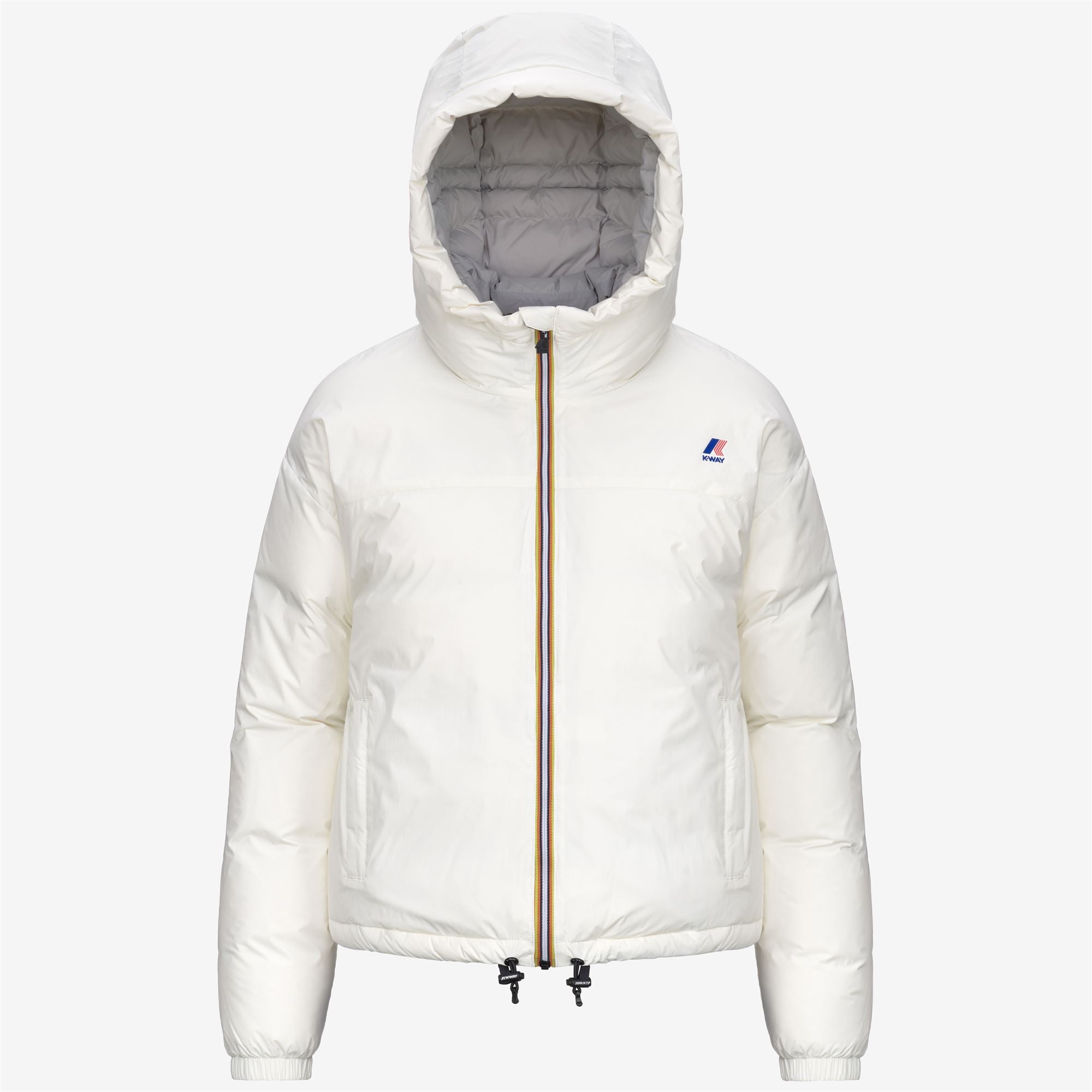 Jackets_WOMAN_LE VRAI 4.0 ALBINE HEAVY WARM_Short_White Gardenia - Commercial 1