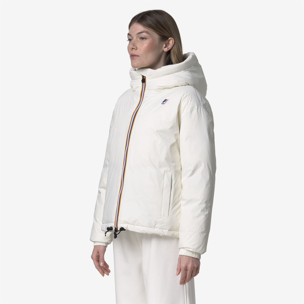 Jackets_WOMAN_LE VRAI 4.0 ALBINE HEAVY WARM_Short_White Gardenia - Detail