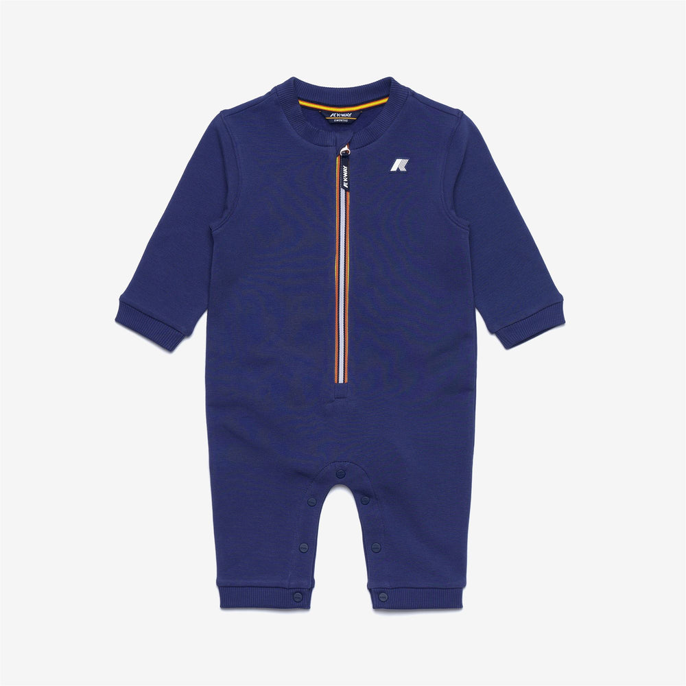 Sets_KID UNISEX_E. SET MILLE_Tracksuit / Hat_Blue Deep Cobalt - DressedFront