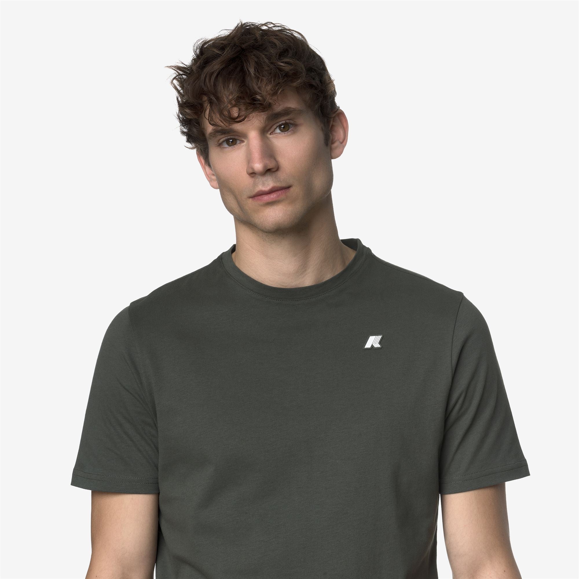 T-Shirts & Top_MAN_ODOM JERSEY PEACH_T-Shirt_GREEN BLACKISH - Commercial 7