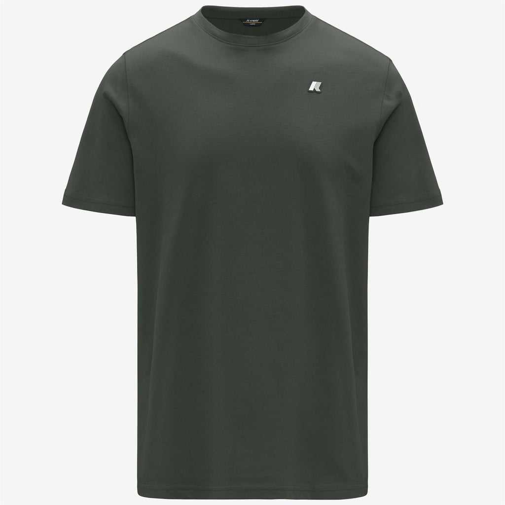 T-Shirts & Top_MAN_ODOM JERSEY PEACH_T-Shirt_GREEN BLACKISH - Commercial 1