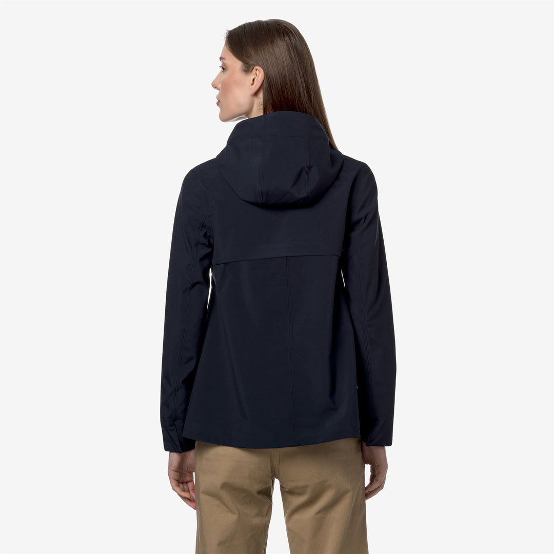 Jackets_WOMAN_MADALINA BONDED JERSEY_Mid_Blue Depth - DressedFrontDouble
