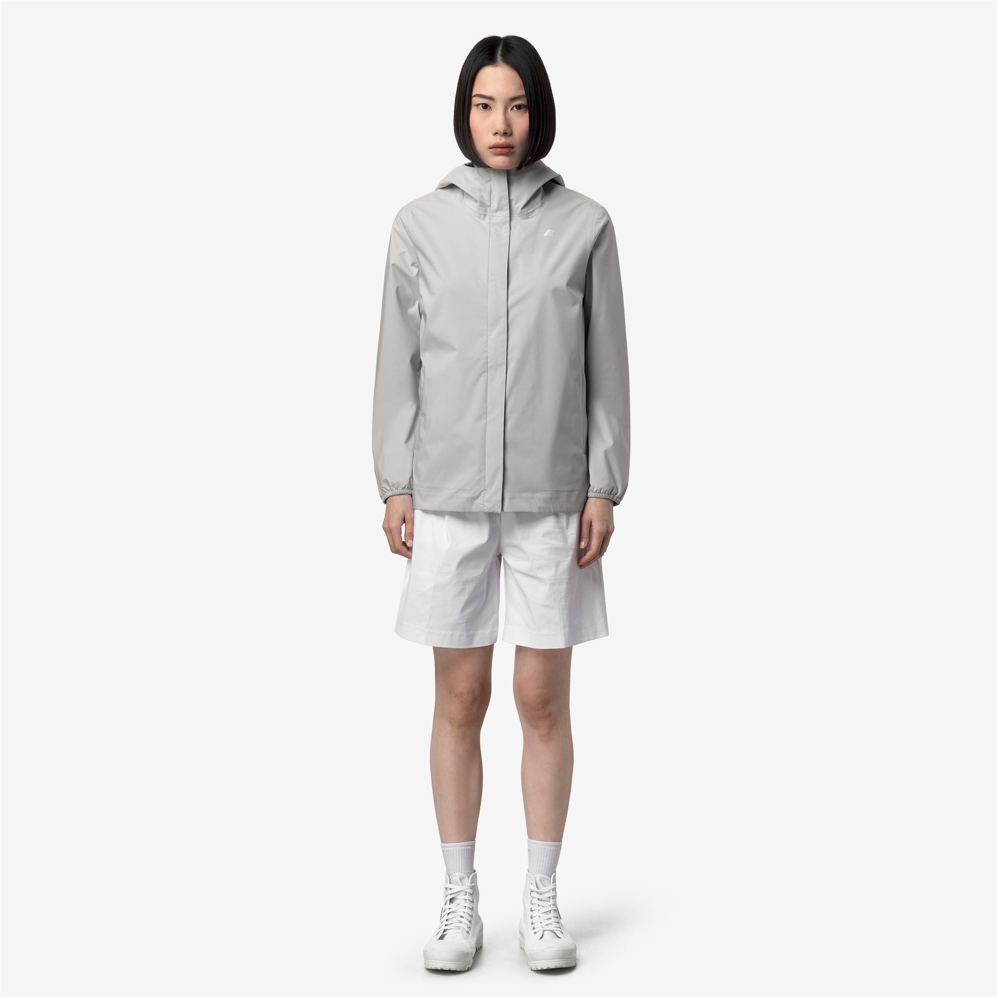 Jackets_WOMAN_MARGUERITE STRETCH DOT_Mid_BEIGE LT - Commercial 4