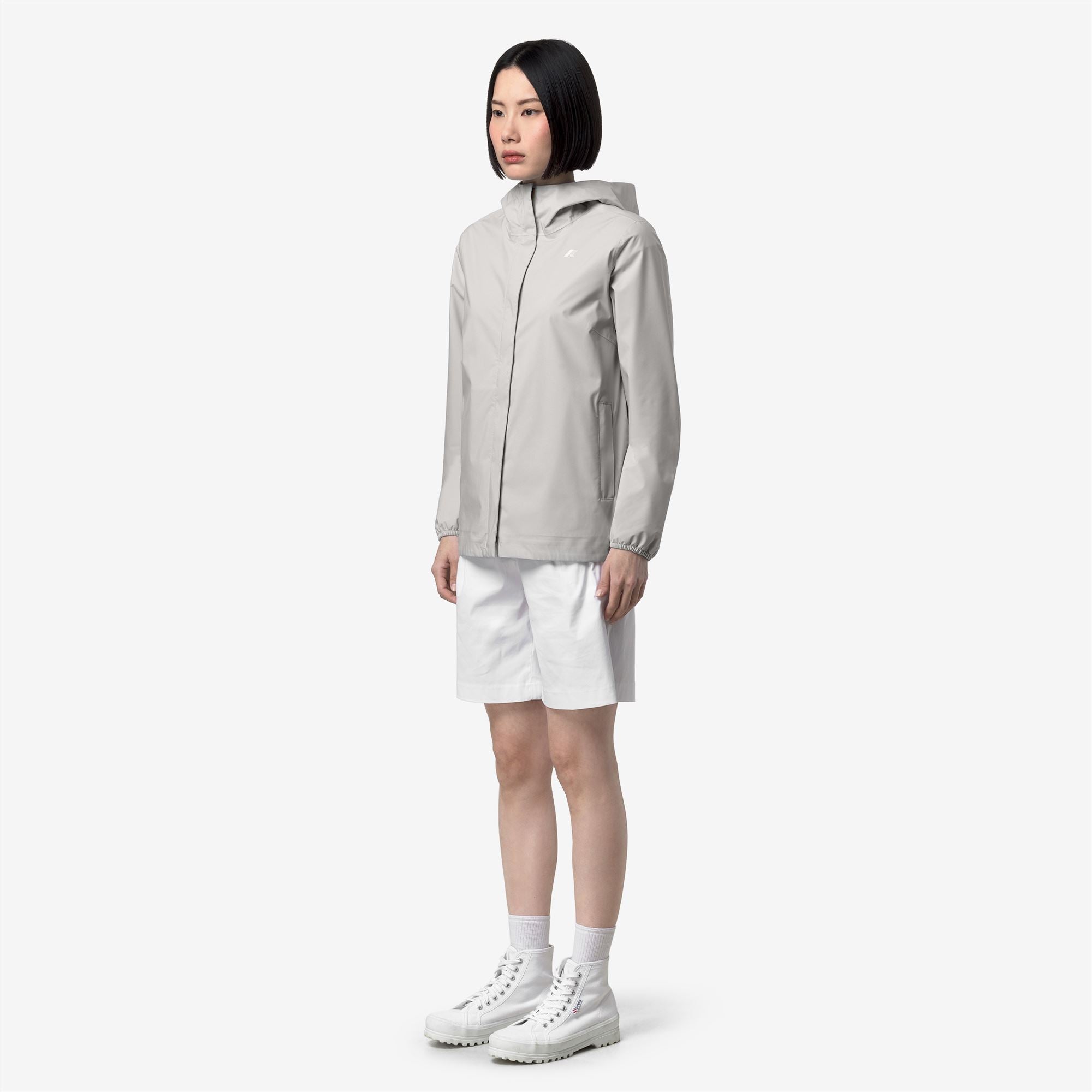 Jackets_WOMAN_MARGUERITE STRETCH DOT_Mid_BEIGE LT - Commercial 5