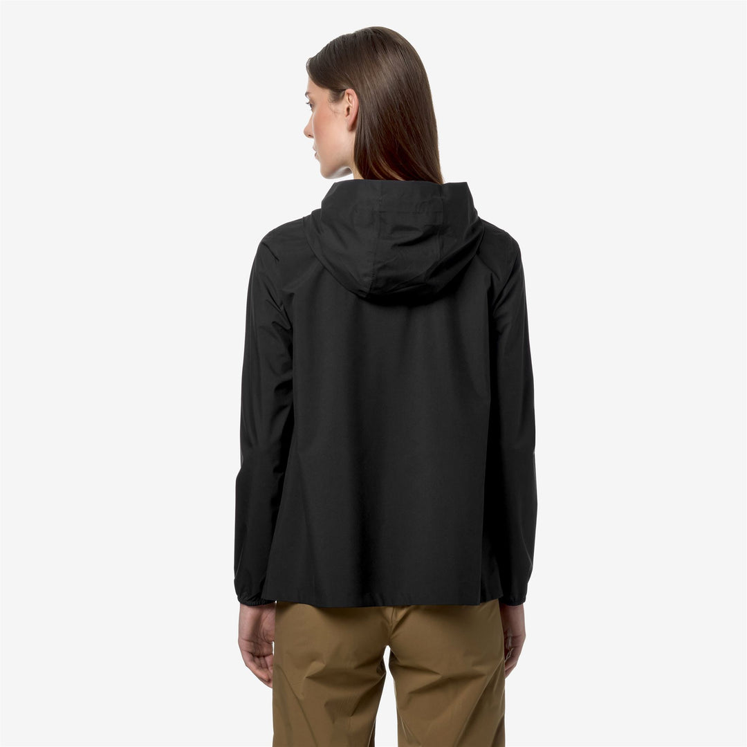 Jackets_WOMAN_MARGUERITE STRETCH DOT_Mid_Black Pure - DressedFrontDouble