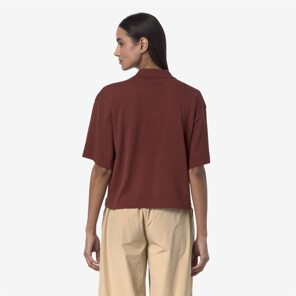 Knitwear_WOMAN_CARRY_Jacket_Brown Fiery - Commercial 6