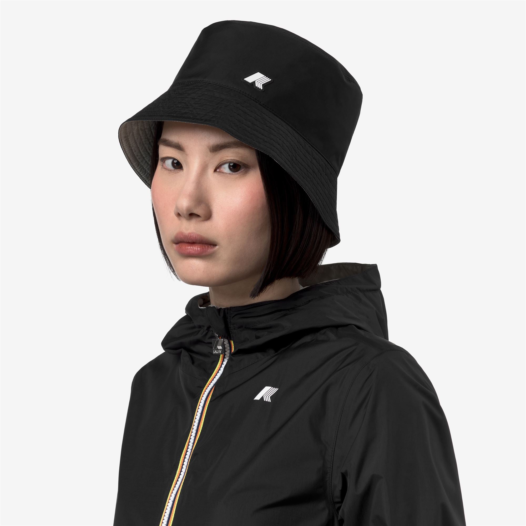 Headwear_Unisex_SHAVIT PLUS DOUBLE_Hat_Black Pure - BEIGE LT - Commercial 4