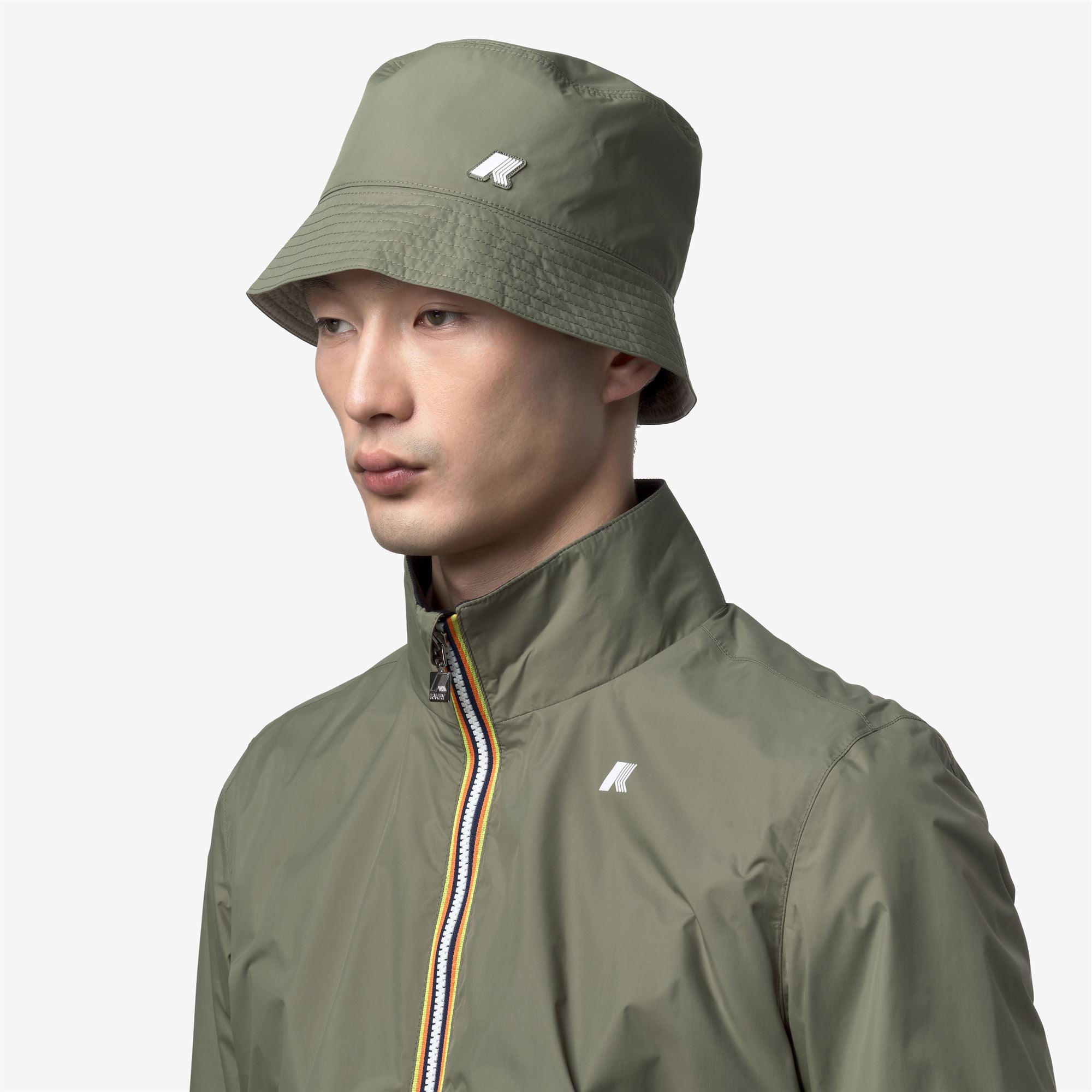 Headwear_Unisex_SHAVIT PLUS DOUBLE_Hat_Green Lichen - BEIGE LT - Commercial 4
