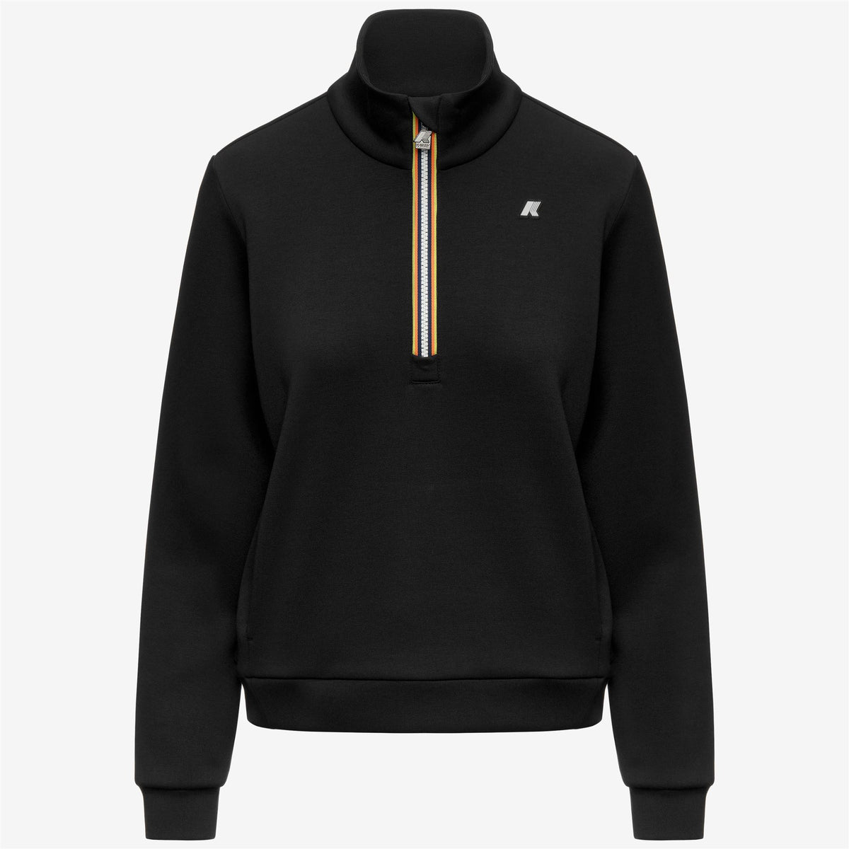 Fleece_Woman_LOWENA LIGHT SPACER_Pull Over_Black Pure - Black Pure - Commercial 1