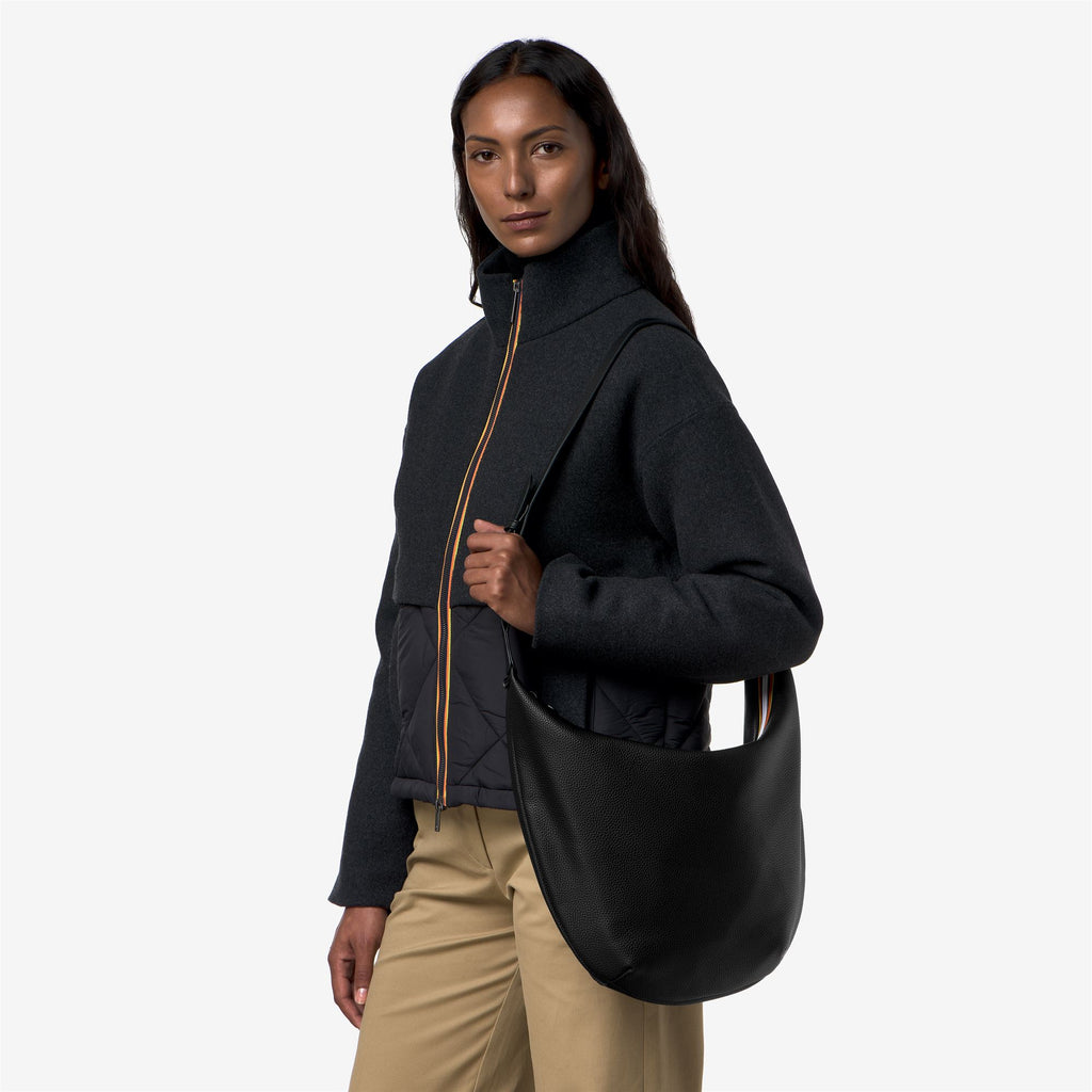 Bags_Woman_LEAPHEE_Shoulder Bag_Black Pure - Commercial 5