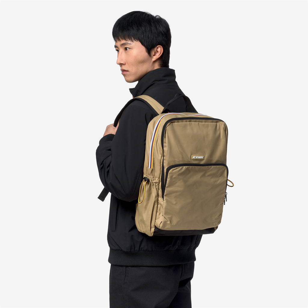 Bags_Unisex_GIZY_Backpack_Beige Khaki - Commercial 5