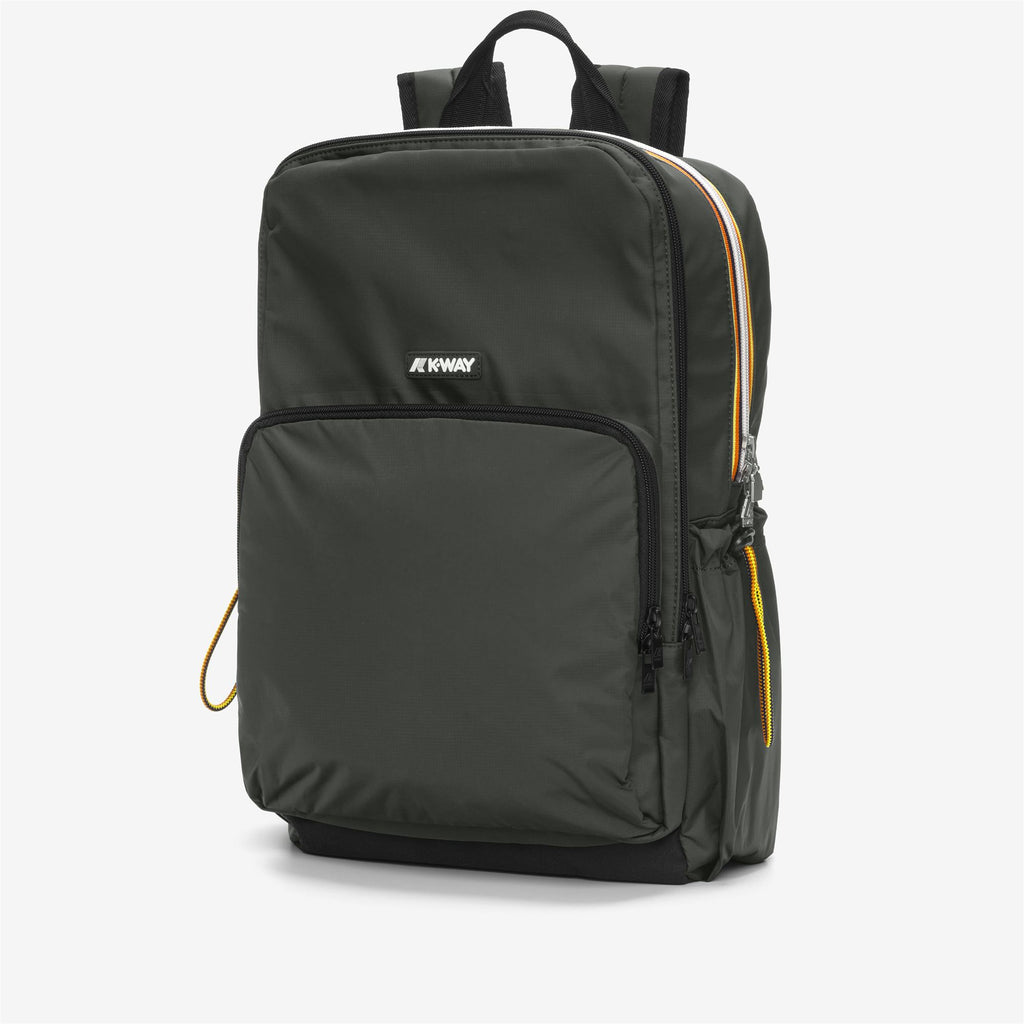 Bags_UNISEX_GIZY_Backpack_GREEN BLACKISH - Commercial 2