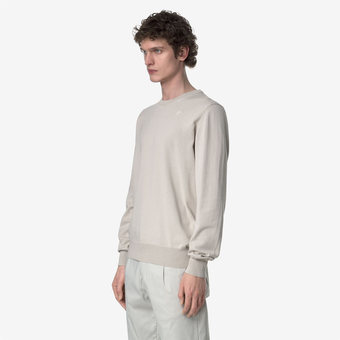 SEBASTIEN COTTON PS - Knitwear - Pull  Over - MAN - BEIGE LT