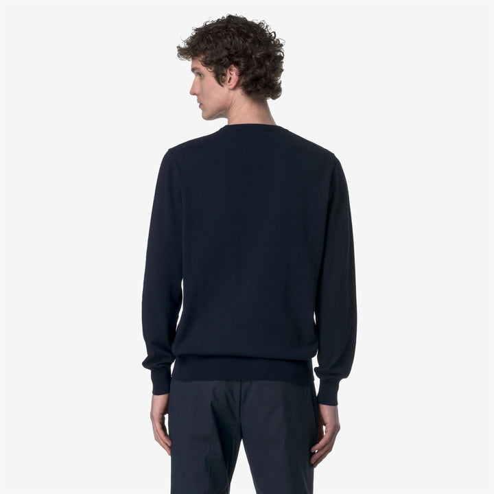 SEBASTIEN COTTON PS - Knitwear - Pull  Over - MAN - BLUE DEPTH