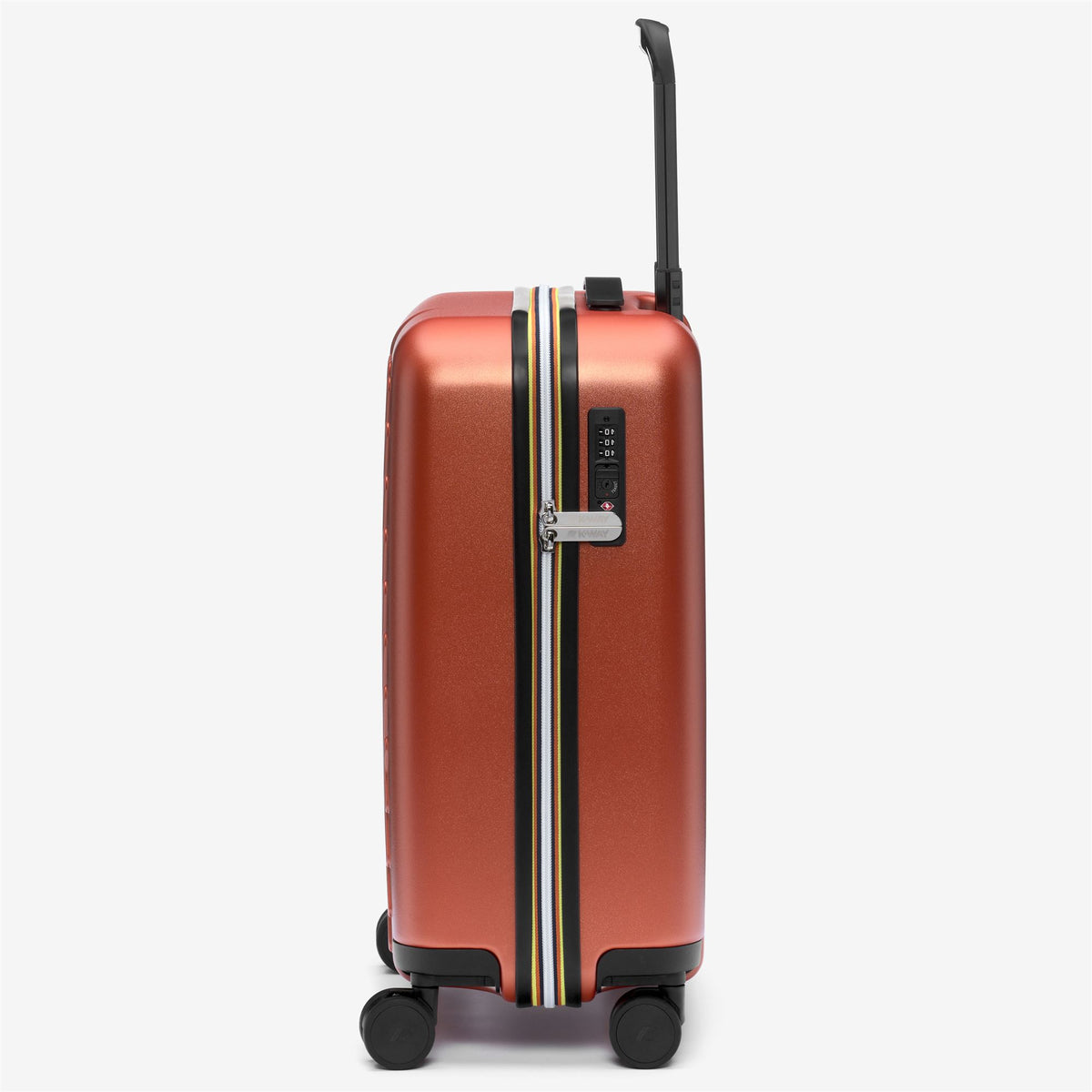 Luggage Bags_Unisex_EUDOXIE LOGO_Trolley_Orange Brownish - Commercial 2