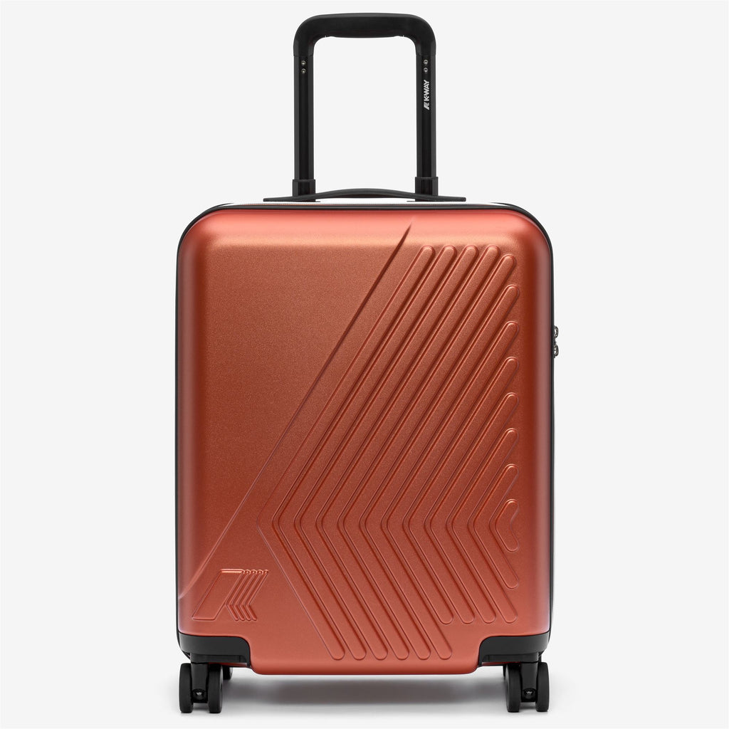 Luggage Bags_Unisex_EUDOXIE LOGO_Trolley_Orange Brownish - Commercial 1
