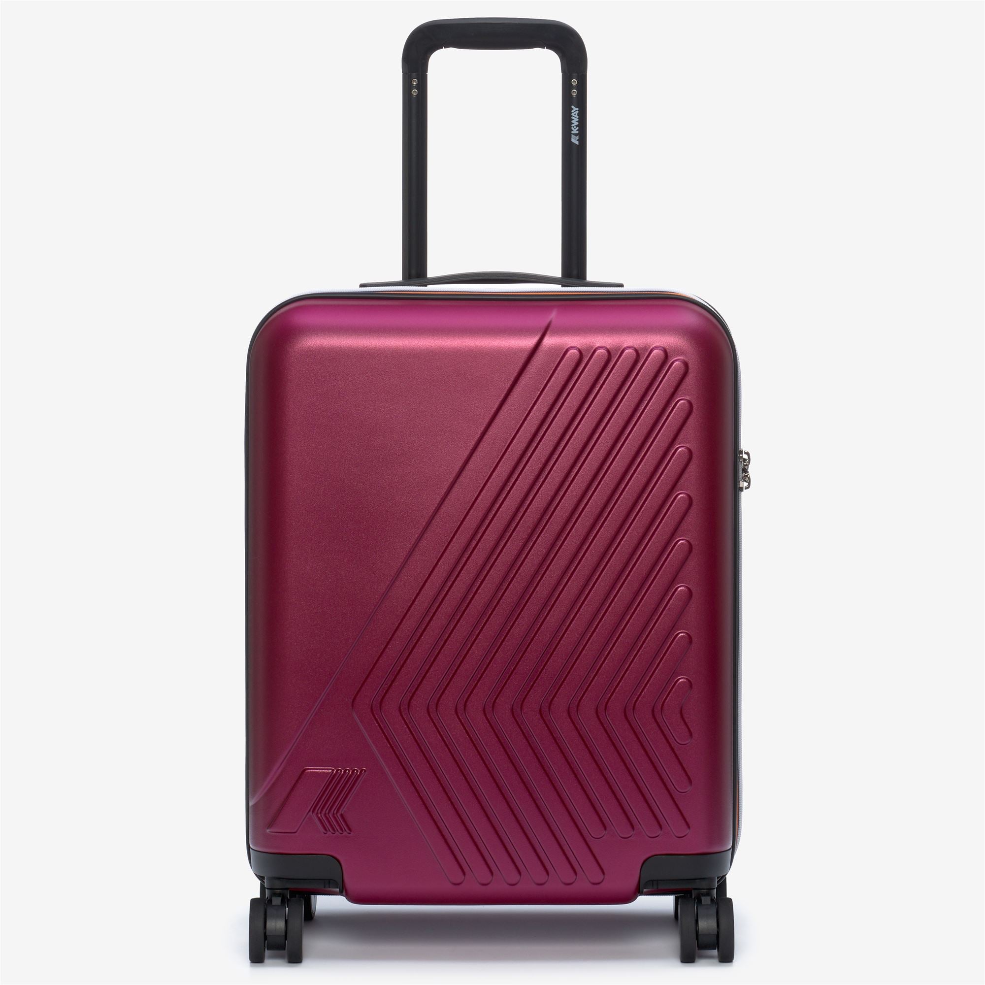 Luggage Bags_Unisex_EUDOXIE LOGO_Trolley_Red Dk - Commercial 1