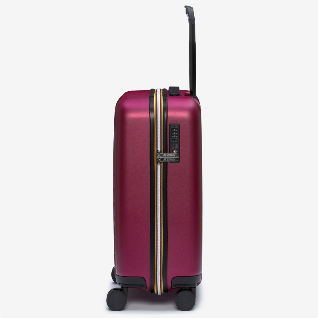 Luggage Bags_Unisex_EUDOXIE LOGO_Trolley_Red Dk - Commercial 2