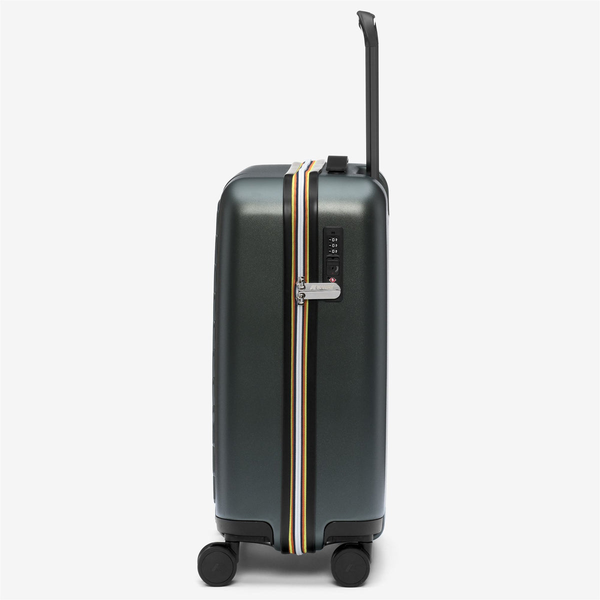 Luggage Bags_Unisex_EUDOXIE LOGO_Trolley_GREEN BLACKISH - Commercial 2