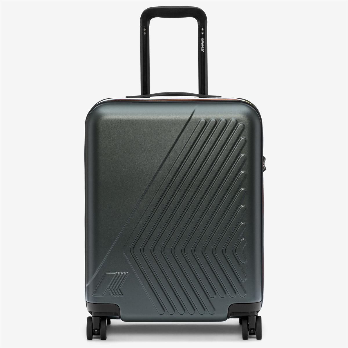 Luggage Bags_Unisex_EUDOXIE LOGO_Trolley_GREEN BLACKISH - Commercial 1