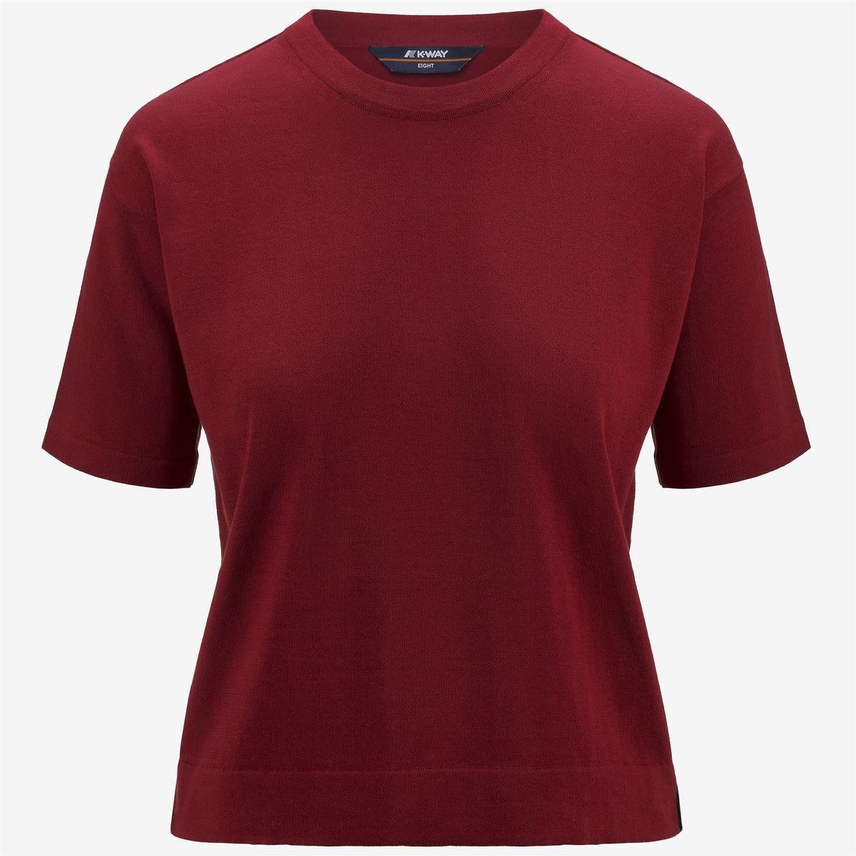 Knitwear_Woman_ESMER_Pull Over_Red Dk - Commercial 1