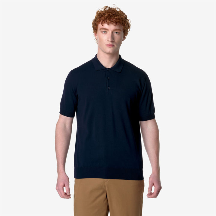Knitwear_MAN_PLEYNE_Polo_Blue Depth - DressedBack