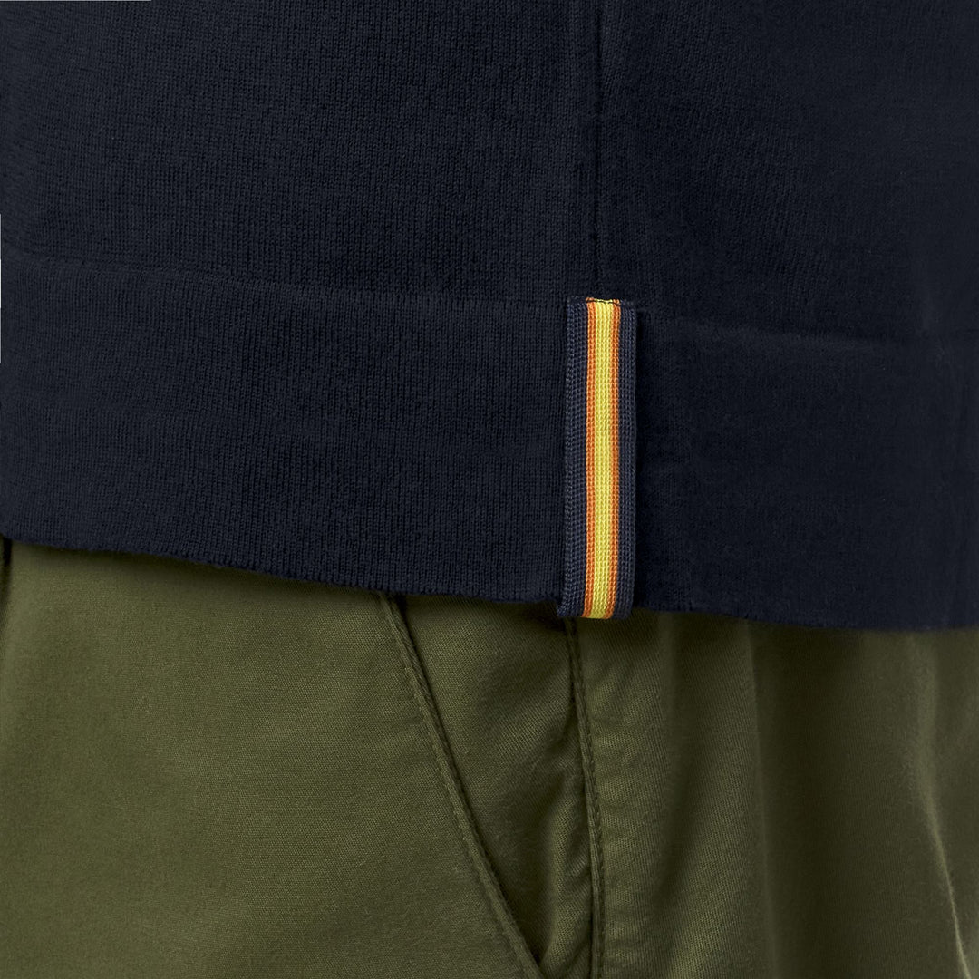 Knitwear_MAN_PLEYNE_Polo_Blue Depth - DetailDouble