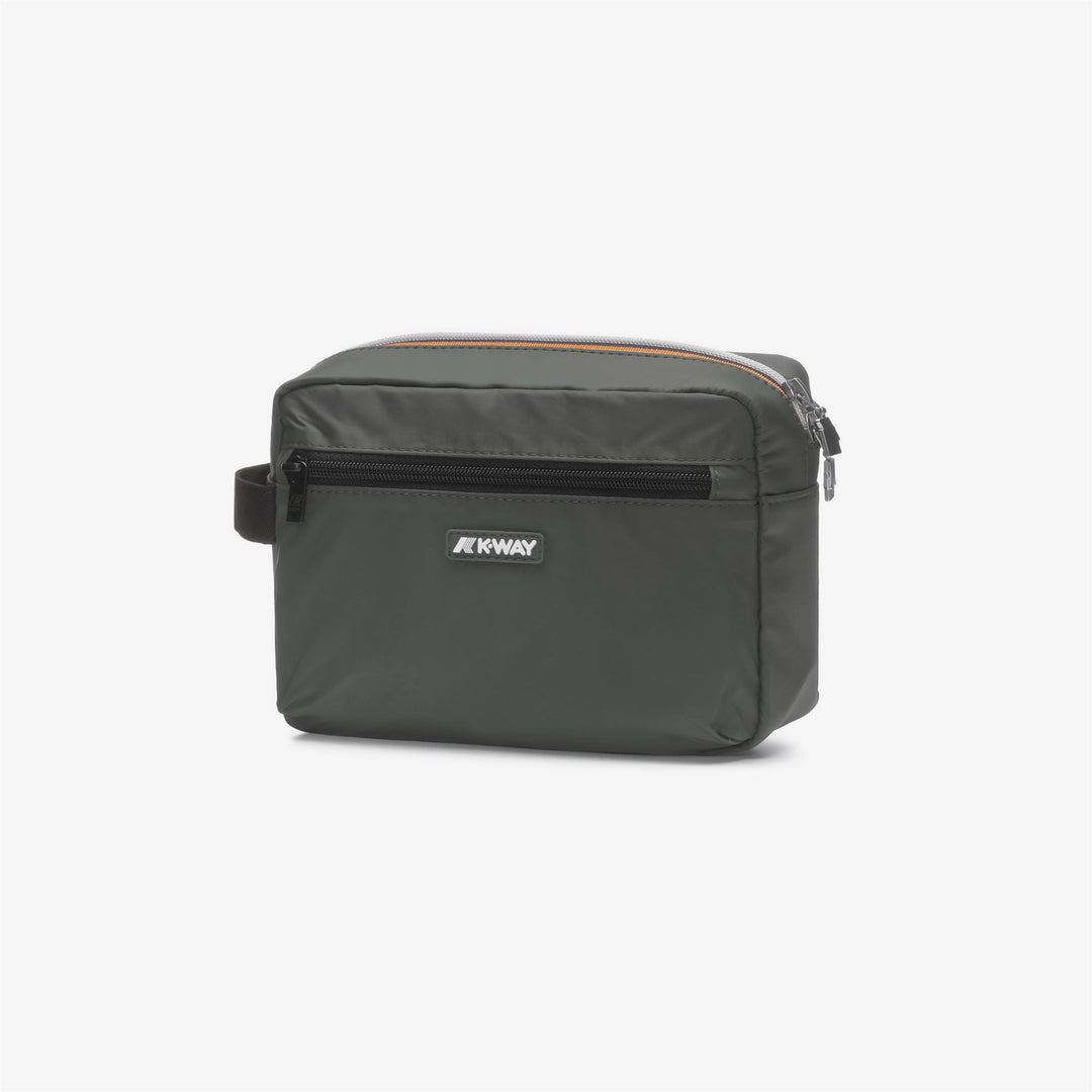DEMU - Small Accessories - BEAUTY CASE - UNISEX - GREEN BLACKISH