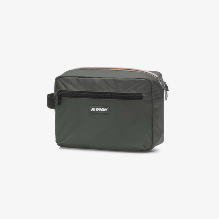 DEMU - Small Accessories - BEAUTY CASE - UNISEX - GREEN BLACKISH