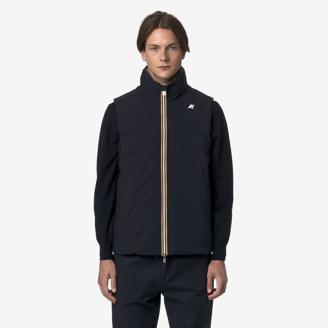 Jackets_MAN_VALEN ST THERMO DOUBLE_Short_Blue Depth - Green Oak - DressedBack