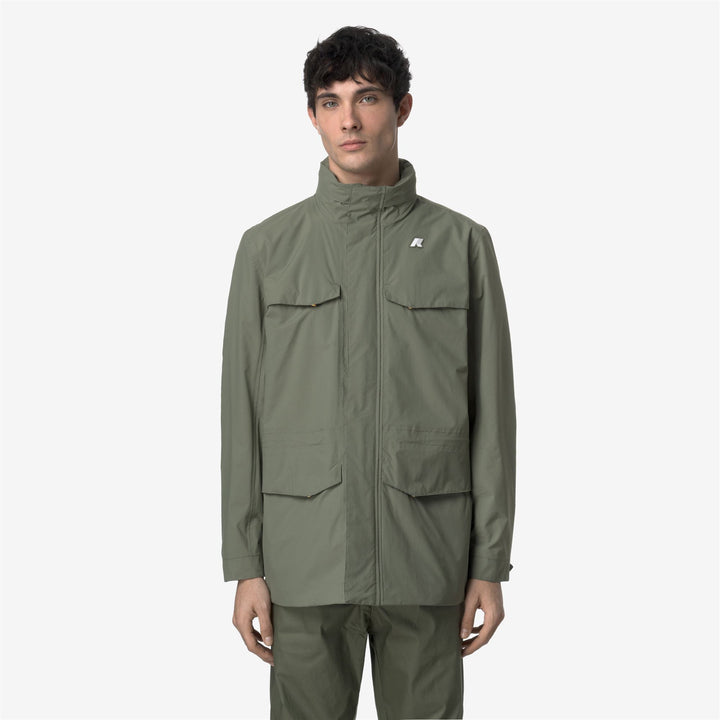 MANUEL OTTOMAN - Jackets - Mid - MAN - GREEN LICHEN