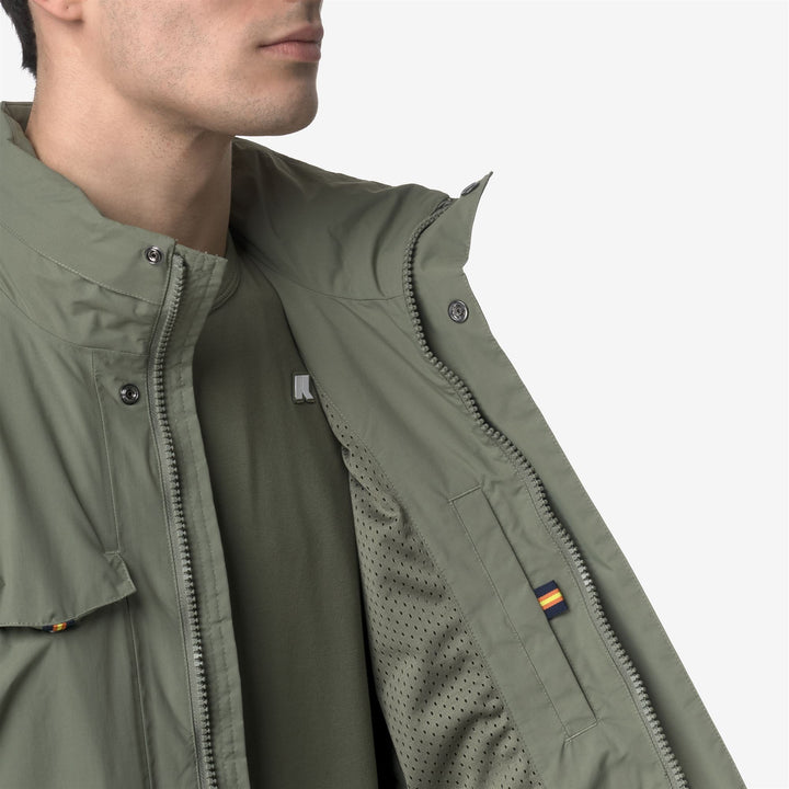 MANUEL OTTOMAN - Jackets - Mid - MAN - GREEN LICHEN