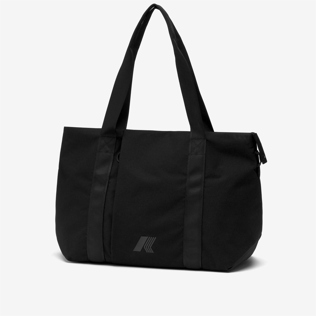 Bags_UNISEX_CLARABELLE_Tote Bag_Black Pure - DressedFront