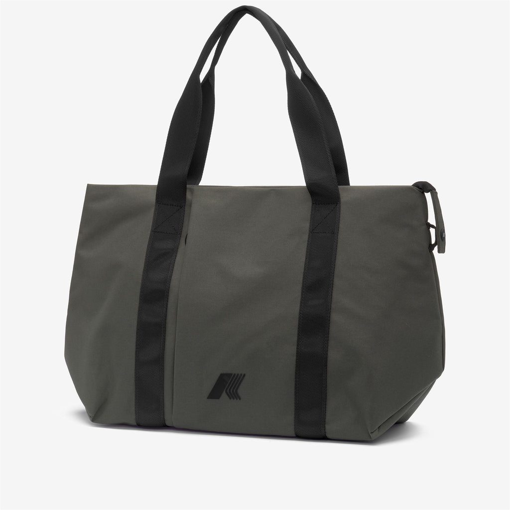 Bags_UNISEX_CLARABELLE_Tote Bag_GREEN BLACKISH - Commercial 2