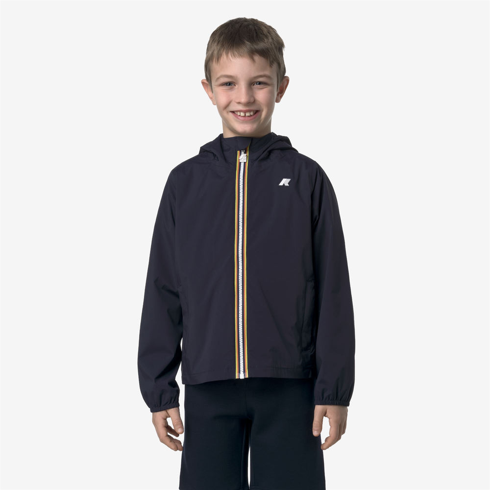 Jackets_BOY_P. JACK STRETCH NYLON JERSEY_Short_Blue Depth - DressedBack