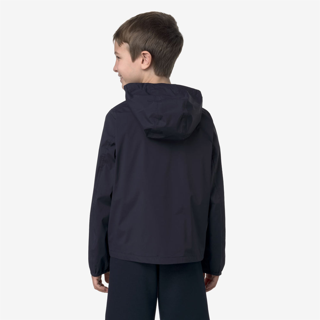 Jackets_BOY_P. JACK STRETCH NYLON JERSEY_Short_Blue Depth - DressedFrontDouble