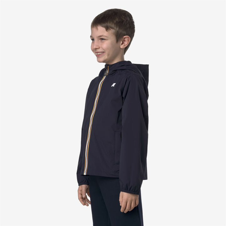 P. JACK STRETCH NYLON JERSEY - Jackets - Short - BOY - BLUE DEPTH